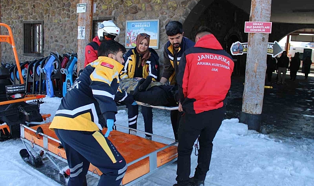 Erciyes'te turistler emin ellerde