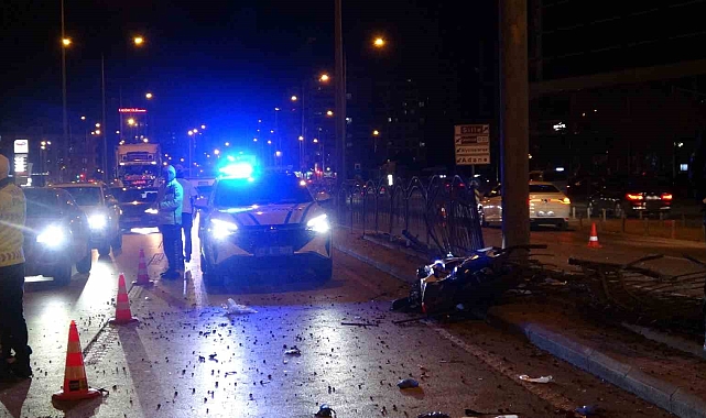 Konya'da yarışan motosikletler çarpıştı: 1 ölü, 1 ağır yaralı