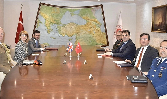 Milli Savunma Bakan Yardımcısı Heybet, Birleşik Krallık Ankara Büyükelçisi Morris ve heyetini kabul etti