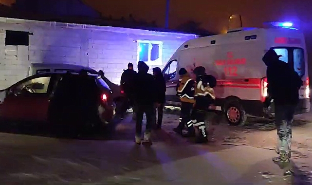 Yolu kapanan köyde mahsur kalan hasta için ekipler seferber oldu