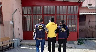 17 yıl kesinleşmiş hapis cezası ile aranan şahıs yakalandı
