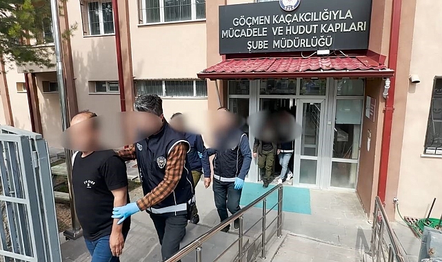 Afganistan uyruklu 5 kaçak göçmen yakalandı