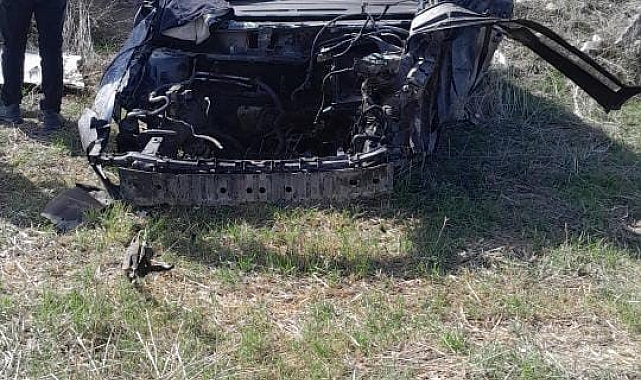 Ankara'da iki aracın karıştığı kazada otomobil takla attı: 1 yaralı