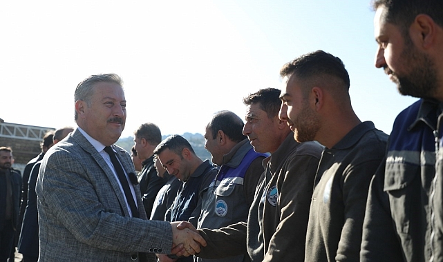 Başkan Palancıoğlu, mesai arkadaşları ile bayramlaştı