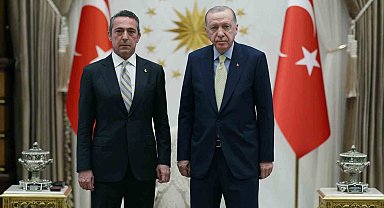 Cumhurbaşkanı Erdoğan, Fenerbahçe Spor Kulübü Başkanı Koç'u kabul etti