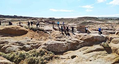 Dünyadaki Mars'ta doğa yürüyüşü