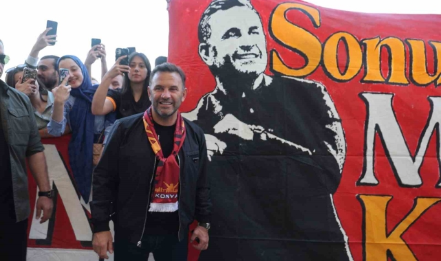 Galatasaray kafilesi Konya'ya geldi