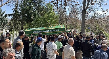 Konya'da otomobilin çarptığı çocuğa son veda