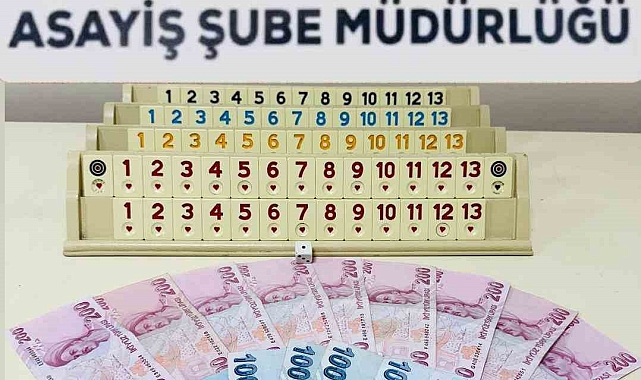 Kumar oynayan 5 kişi yakalandı