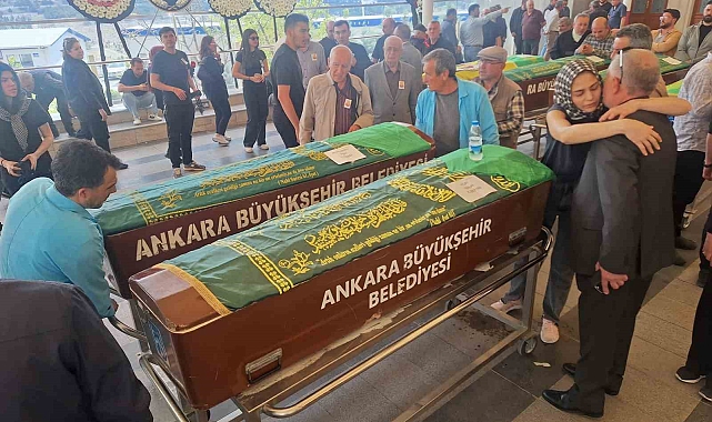 Oğlu tarafından vurulan eski milletvekilinin eşi son yolculuğuna uğurlandı