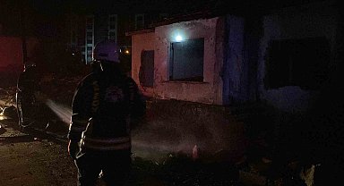 13 katlı binada yangın ihbarına giden itfaiye müstakil metruk evle karşılaştı
