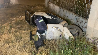 Karaman’da Otomobil ile Çarpışan Motosikletli Kurye Yaralandı