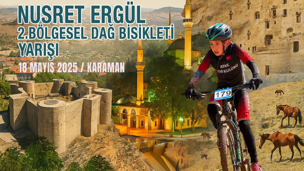 Karaman, Pedallarla Şenlenecek: Nusret Ergül Bisiklet Yarışları 18 Mayıs'ta