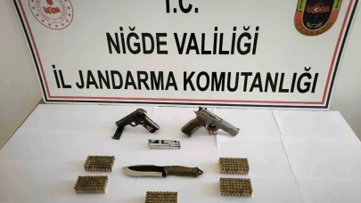 Niğde’de ruhsatsız silah operasyonu: 1 Gözaltı