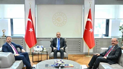 TŞOF Başkanı Yiğiner’den Bakan Uraloğlu’na teşekkür ziyareti