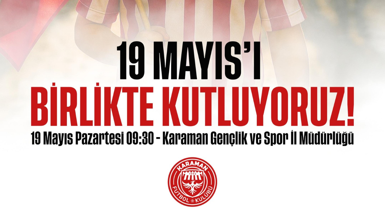 Haydi Karaman! El Ele, Omuz Omuza Bayramı Kutluyoruz!