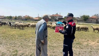 Jandarma Kurban Bayramı öncesi üretici ve vatandaşı bilgilendiriyor