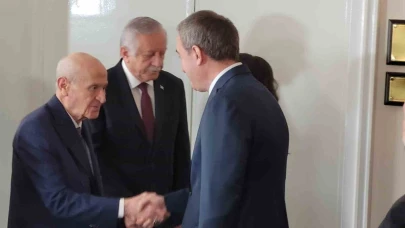 MHP Lideri Bahçeli, DEM Parti heyeti ile görüştü
