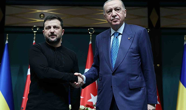 Cumhurbaşkanı Erdoğan, Ukrayna Devlet Başkanı Zelenskiy ile görüştü