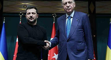 Cumhurbaşkanı Erdoğan, Ukrayna Devlet Başkanı Zelenskiy ile görüştü