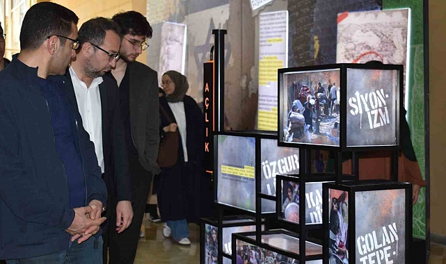 Filistin'deki soykırımı anlatan "Hafıza Sergisi" açıldı