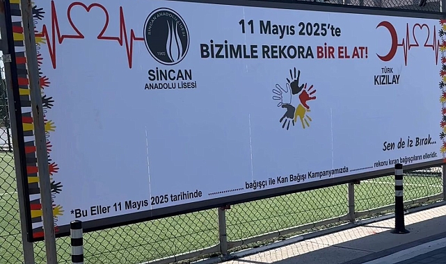 Liseli gençlerden kan bağışı rekoru