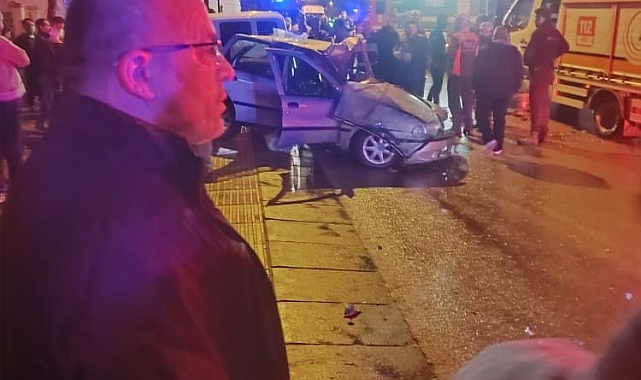 Ters yönden gelen araç kazaya sebep oldu: 2'si çocuk 5 yaralı