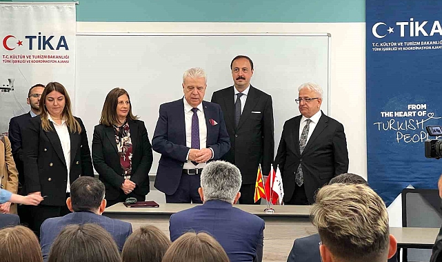 TİKA. Kuzey Makedonya'da Türkçe eğitim sınıflarını yeniliyor
