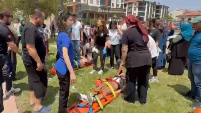 Aksaray’da 2 otomobil çarpıştı: 4 yaralı