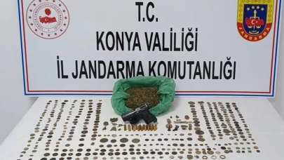 Konya'da Tarihi Eser ve Uyuşturucu Operasyonu: Bir Kişi Yakalandı