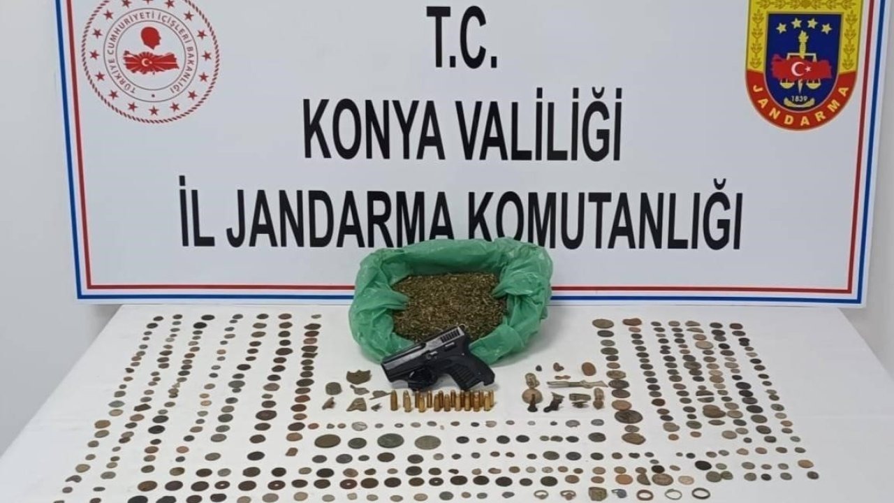 Konya'da Tarihi Eser ve Uyuşturucu Operasyonu: Bir Kişi Yakalandı