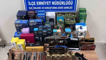 Seydişehir’de 26 adet kesici delici alet ele geçirildi