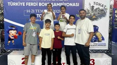 Karamanlı boksörler, Tokat’tan 2 madalyayla döndü