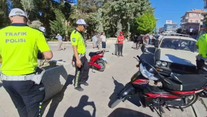 Karaman’da motosiklet kazası: 2 yaralı