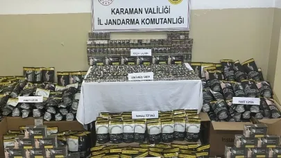 Karaman’da Jandarmadan Huzur Operasyonu: 5 Tutuklama, Uyuşturucu ve Mühürsüz Et Ele Geçirildi