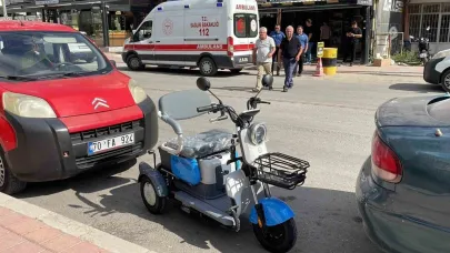 Karaman’da elektrikli bisiklet kazası: 1 yaralı