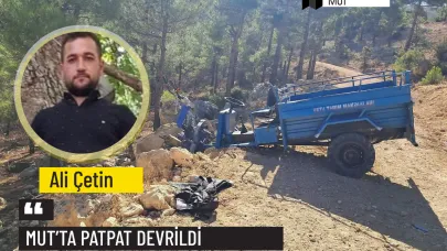 Mut’ta Taktak Kazası: 1 Ölü