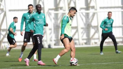 Konyaspor, Kocaelispor maçının hazırlıklarını sürdürüyor