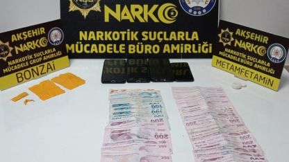 Akşehir’de uyuşturucu operasyonu