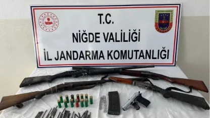 Niğde’de ruhsatsız silah operasyonu: 2 kişiye adli işlem başlatıldı