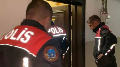Apartmandan gelen çığlıklar polisi alarma geçirdi