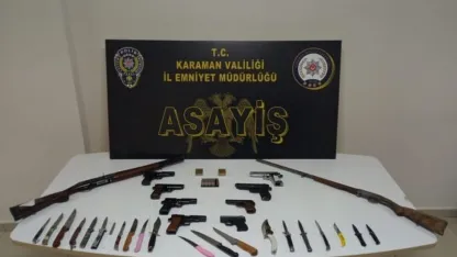 Karaman’da asayiş uygulamalarında yakalanan 11 kişi tutuklandı