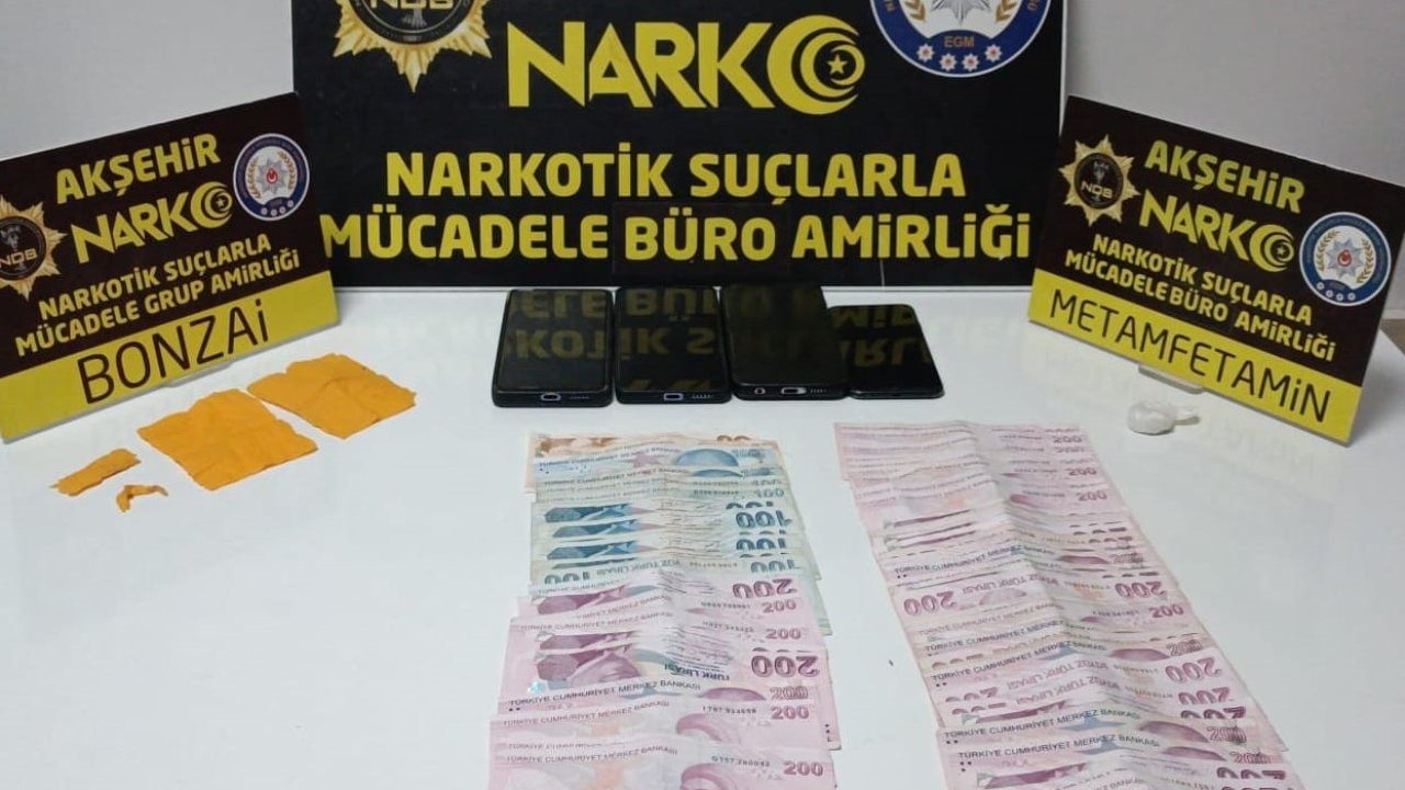 Akşehir’de uyuşturucu operasyonu
