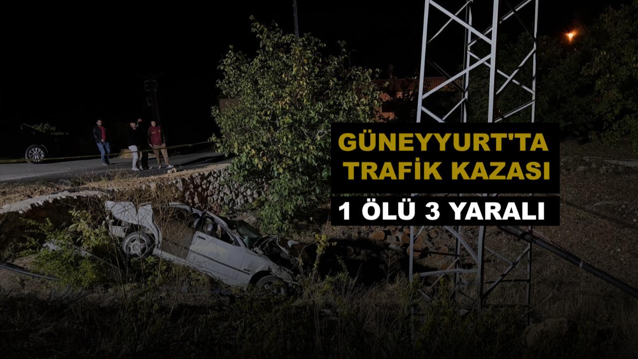 Güneyyurt’ta Trafik Kazası: 1 Ölü, 3 Yaralı