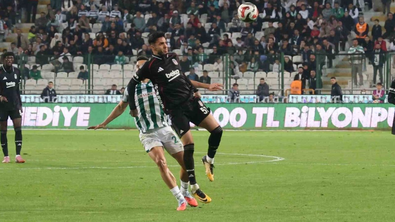 Konyaspor: 0 - Beşiktaş: 1 (İlk yarı)