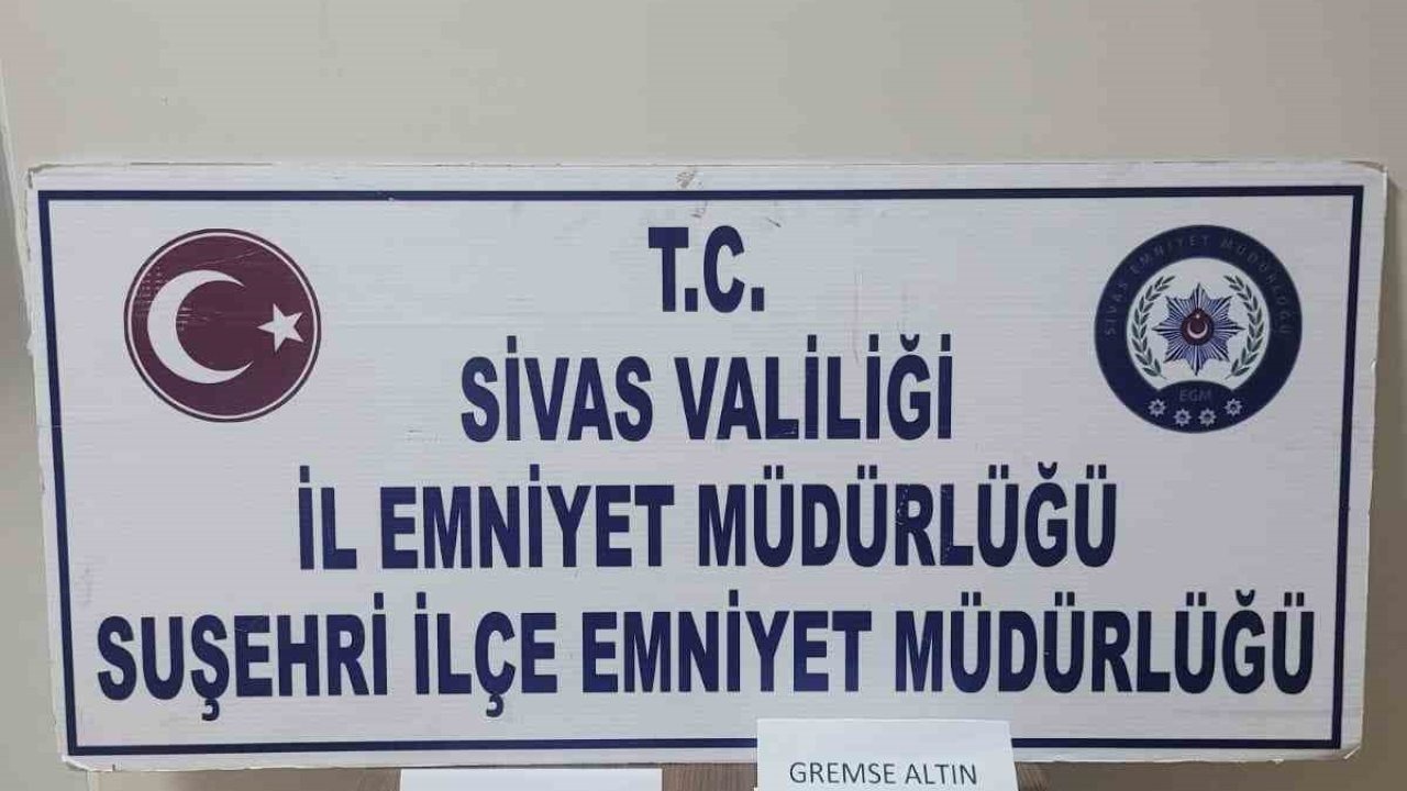 Piyasa değeri 1 milyon lira olan sahte altın ele geçirildi, 1 kişi tutuklandı