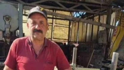 Tomruğun altında kalan işçi hayatını kaybetti