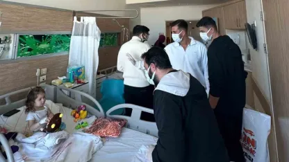 Karaman’da lösemi hastası çocuklar sevindirildi