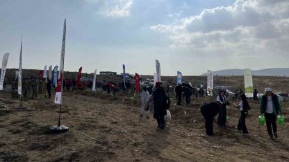 Konya’da 33 bin 811 fidan toprakla buluştu