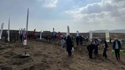 Konya’da 33 bin 811 fidan toprakla buluştu